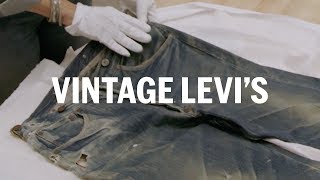 How to see vintage Levis 501s  FASHION AS DESIGN [upl. by Hotze]