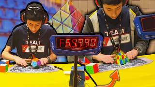 I Competed at the UK RUBIKS CUBE CHAMPIONSHIP 2023 [upl. by Irrol]