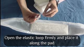 How to Use Maternity Pad with belt  How to Use Sanitary Pad with Belt  After Delivery Pads [upl. by Rayburn]