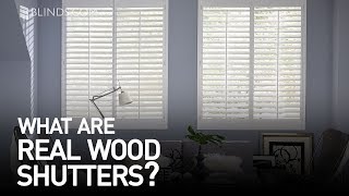 Custom Wood Plantation Shutters  Window Treatment Ideas [upl. by Smitt702]