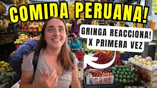 🇵🇪😱 Probamos la COMIDA PERUANA POR PRIMERA VEZ 🤔 Es tan buena como dicen PERU 2 🇵🇪 [upl. by Shannah]