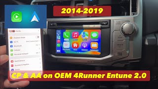 Add CarPlay  Android Auto On Your OEM 4RunnerTacoma amp Entune [upl. by Healey]