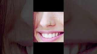 Simple and stylish nose ring design fashion noseringcollection virlshort [upl. by Naujtna]