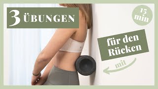 3 Übungen für den Rücken mit der Faszienrolle [upl. by Apilef930]