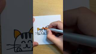 How to draw a cat easy  Cute Cat Drawing [upl. by Yrotciv]