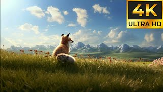 Happy Fox  Live Wallpaper  Anime  Loop  4K [upl. by Abraham]