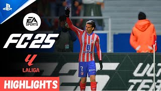 Atlético Madrid vs Leganés FC 25 Highlights Gameplay LaLiga Round 10 [upl. by Etnemelc]