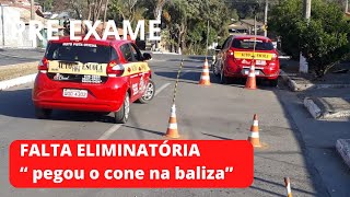 FALTA ELIMINATÓRIA na baliza “ bater no cone” [upl. by Hyrup751]