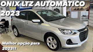 Chevrolet Onix LTZ AT 2023  A MELHOR versão do Onix para 2023 4K HDR [upl. by Easton]