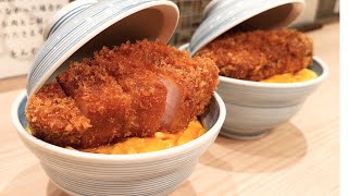 The Most Giant Pork Cutlet Bowl in Japan  Katsu Don  Japanese Amazing Food [upl. by Ner]