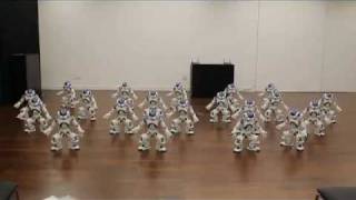 Aldebaran Robotics Nao Robot Dance Show [upl. by Ennis873]