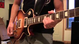 1959 R9 2012 Gibson Les Paul Pg 58 Beauty And The Burst Page Les Paul Review wwweddievegascom [upl. by Llekim553]