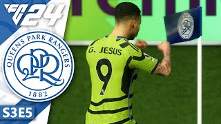 Taking on my beloved Arsenal  FC 24 QPR Career Mode S3E5 [upl. by Aime]