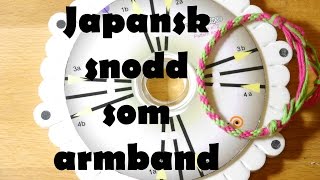 Japansk snodd som armband [upl. by Emelia709]