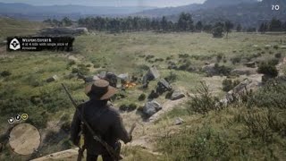 RDR2 Weapons Expert 6 kill 4 enemies with dynamite [upl. by Yggam]