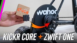 Wahoo KICKR CORE Zwift One Review  Virtual Shifting on a KICKR [upl. by Beaumont]