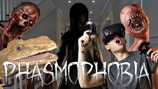 Phasmophobia VR Multiplayer with a Lizard shorts [upl. by Imat]