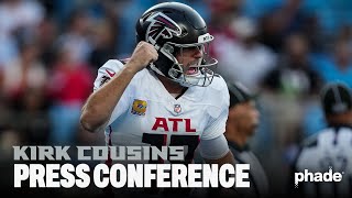 Kirk Cousins and AJ Terrell  Week 6 Postgame Press Conferences [upl. by Divadnoj]