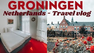 Trip to Groningen City  Netherlands travel vlog [upl. by Nosyd]