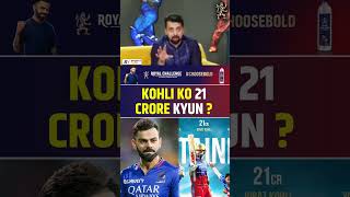 VIRAT KOHLI KO 21 CRORE KYUN  viratkohli iplretention ipl2025 megaauction [upl. by Savill]