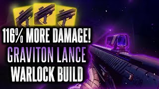 INSANE DAMAGE Graviton Lance Void Warlock Build  Destiny 2 Season of the Haunted [upl. by Findley]