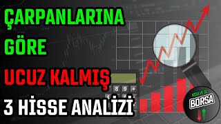 ÇARPANLARINA GÖRE UCUZ KALMIŞ 3 HİSSE SENEDİ  HİSSE SENEDİ TAVSİYELERİ  TEKNİK ANALİZ [upl. by Lanti901]