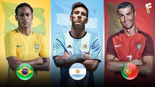 Best Players At Every Team In World Cup 2018 ⚽ Key Players ⚽ Footchampion [upl. by Ridan]