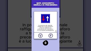 Quiz patente B Argomento Segnali Di Precedenza [upl. by Aluk]