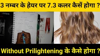 How To Do 73 Hair Color On Dark Hair Without Prilightening Loreal Streax Theory By Salonfact [upl. by Allekim988]