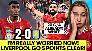 Someone Stop Liverpool PLZ Salah Isnt Normal Liverpool 20 Aston Villa Reaction [upl. by Marmaduke]