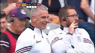 LAST MINUTE  CELEBRATIONS  GALWAY V DONEGAL 2024 ALL IRELAND FOOTBALL SEMIFINAL [upl. by Llywellyn66]