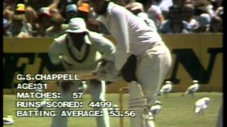 Classic fast bowling  Andy Roberts Adelaide 1980 [upl. by Eizzo]