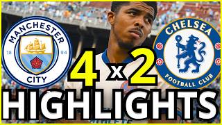 Man City 42 Chelsea  HIGHLIGHTS  PRESEASON Thriller [upl. by Sherill]