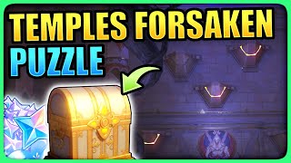 Temples Forsaken Puzzle at Safhe Shatranj Luxurious Chest Reward Genshin Impact World Quest [upl. by Hsirk36]