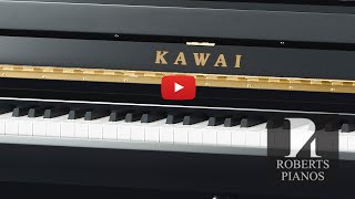 Roberts Pianos Kawai upright pianos comparison between K200 and K300 [upl. by Pardo]