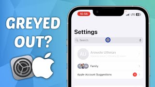 How to FIX Apple ID Greyed Out in iPhone Settings [upl. by Atworth]