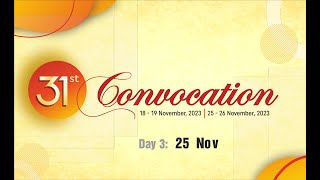 31st Convocation MAHE MANIPAL 25th November 2023 [upl. by Ayaladnot923]