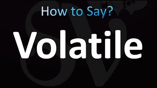 How to Pronounce Volatile Correctly [upl. by Aihsik646]