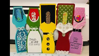 Cute DIY Dress Nail File Holder [upl. by Einreb773]