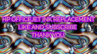 Hp Officejet 3830 Ink Replacement [upl. by Fowler]