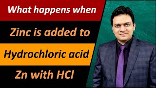 What happens when zinc is added to dilute hydrochloric acid Class 10 Science [upl. by Nowell]