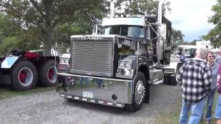 Mack Superliner arriving at truck show [upl. by Tawsha]