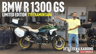 Limited Edition BMW R 1300 GS Option 719 Tramuntana Aurelius Green Metallic walkaround Review [upl. by Polky870]