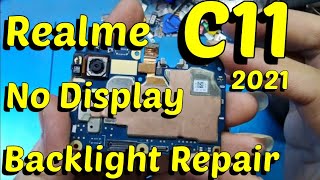 Realme C11 2021 No Display Backlight Repair 👍👍 [upl. by Edorej]