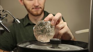 Cutting a Massive Gemstone Over 1000 Carats How I Facet This Jumbo Quartz [upl. by Abby525]