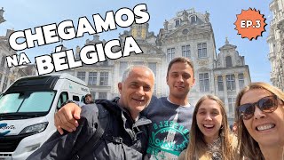 Bélgica de MOTORHOME  1 dia em BRUXELAS  Ep3 [upl. by Taran406]