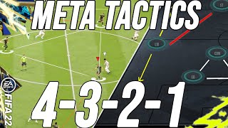 BEST META 4321 CUSTOM TACTICS amp INSTRUCTIONS POST PATCH  FIFA 22 [upl. by Mcculloch214]