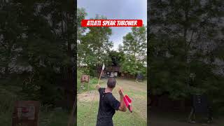 Atlatl spear thrower arrow archery traditionalarchery javelin javelinthrow atlatl [upl. by Scurlock682]