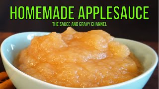 How to Make Applesauce  Applesauce Recipe  Homemade Apple Sauce  Side Dish Recipe [upl. by Oona]