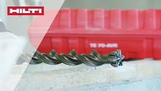 INTRODUCING the new Hilti TEYX SDSMax hammer drill bit [upl. by Eetsud61]